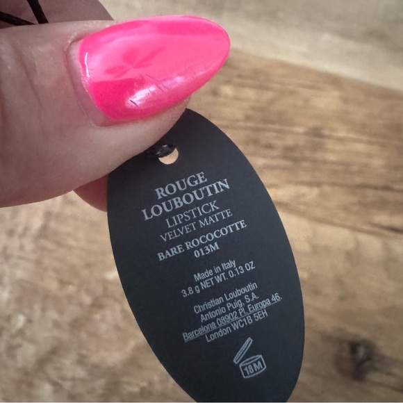 NEW IN BOX Christian Louboutin Velvet Matte Lipstick~Bare Rococotte(013M) 💋 - Picture 10 of 13
